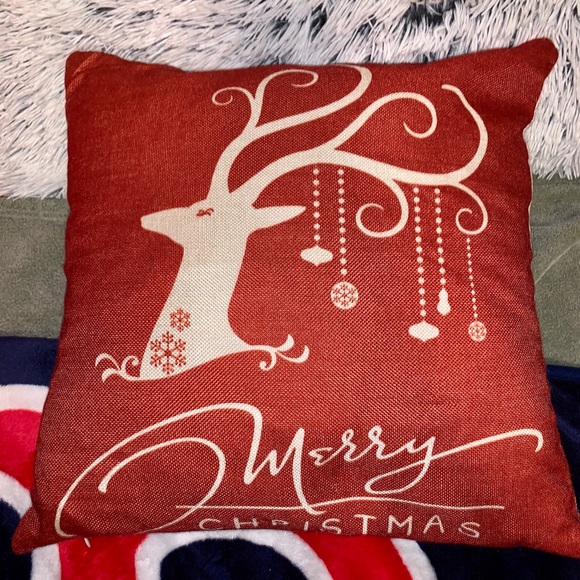 Marry Christmas Throw Pillow - Picture 1 of 3